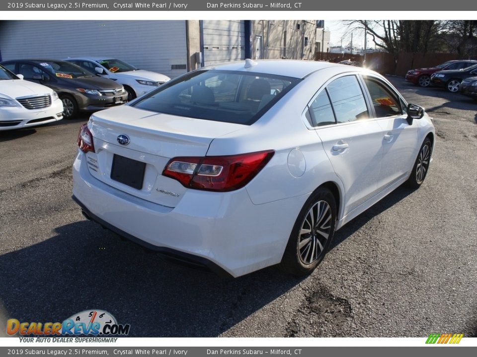 2019 Subaru Legacy 2.5i Premium Crystal White Pearl / Ivory Photo #5