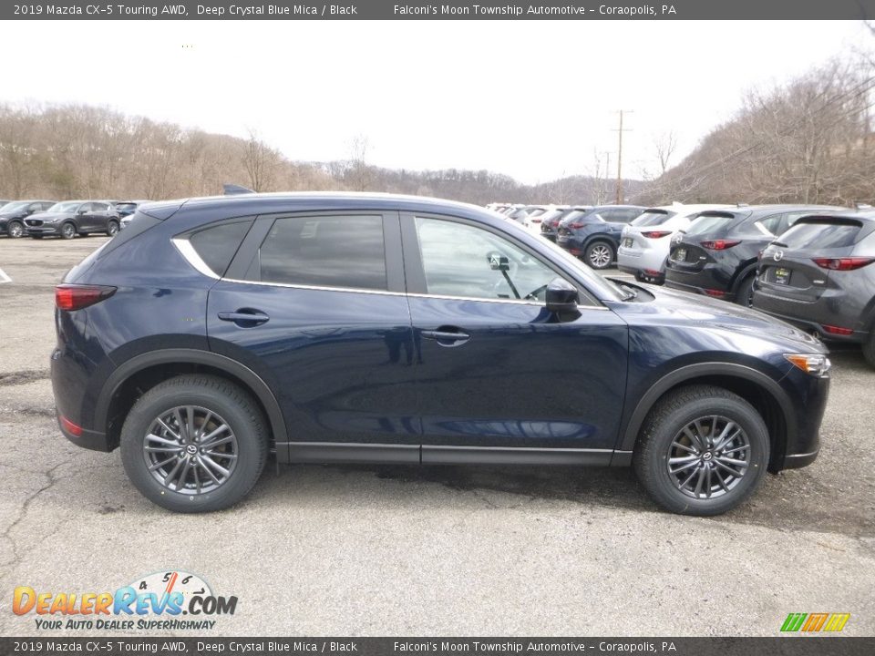 2019 Mazda CX-5 Touring AWD Deep Crystal Blue Mica / Black Photo #1