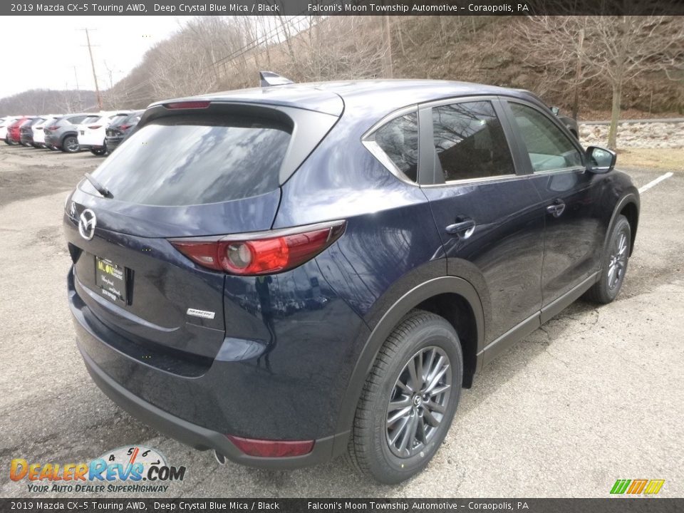 2019 Mazda CX-5 Touring AWD Deep Crystal Blue Mica / Black Photo #2