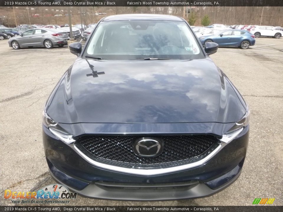2019 Mazda CX-5 Touring AWD Deep Crystal Blue Mica / Black Photo #4