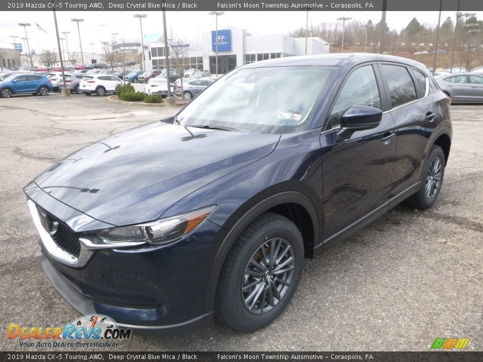 2019 Mazda CX-5 Touring AWD Deep Crystal Blue Mica / Black Photo #5