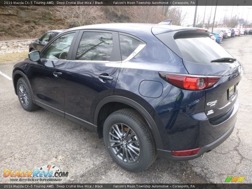 2019 Mazda CX-5 Touring AWD Deep Crystal Blue Mica / Black Photo #6