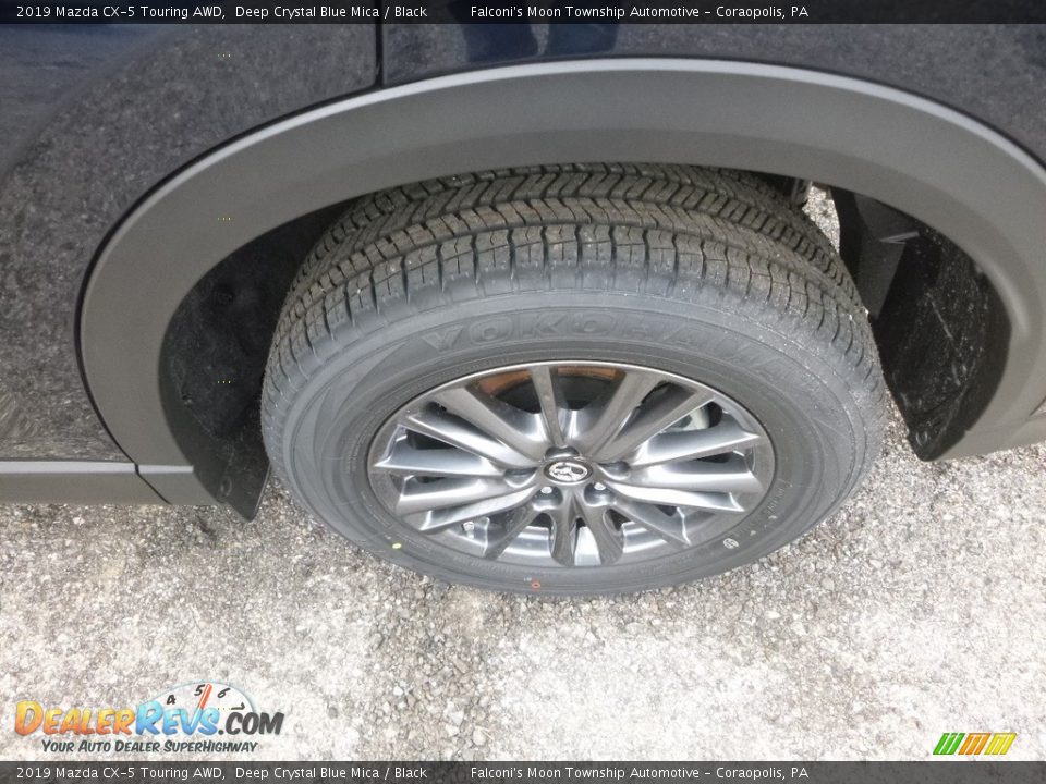 2019 Mazda CX-5 Touring AWD Deep Crystal Blue Mica / Black Photo #7