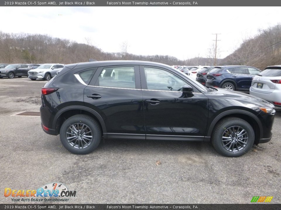 2019 Mazda CX-5 Sport AWD Jet Black Mica / Black Photo #1