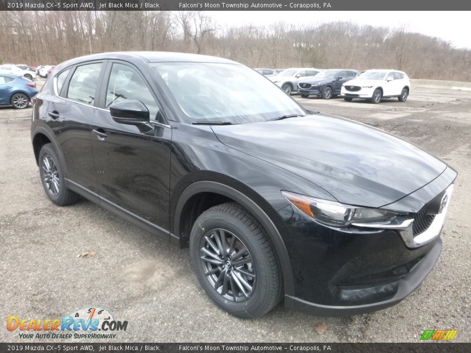 2019 Mazda CX-5 Sport AWD Jet Black Mica / Black Photo #3