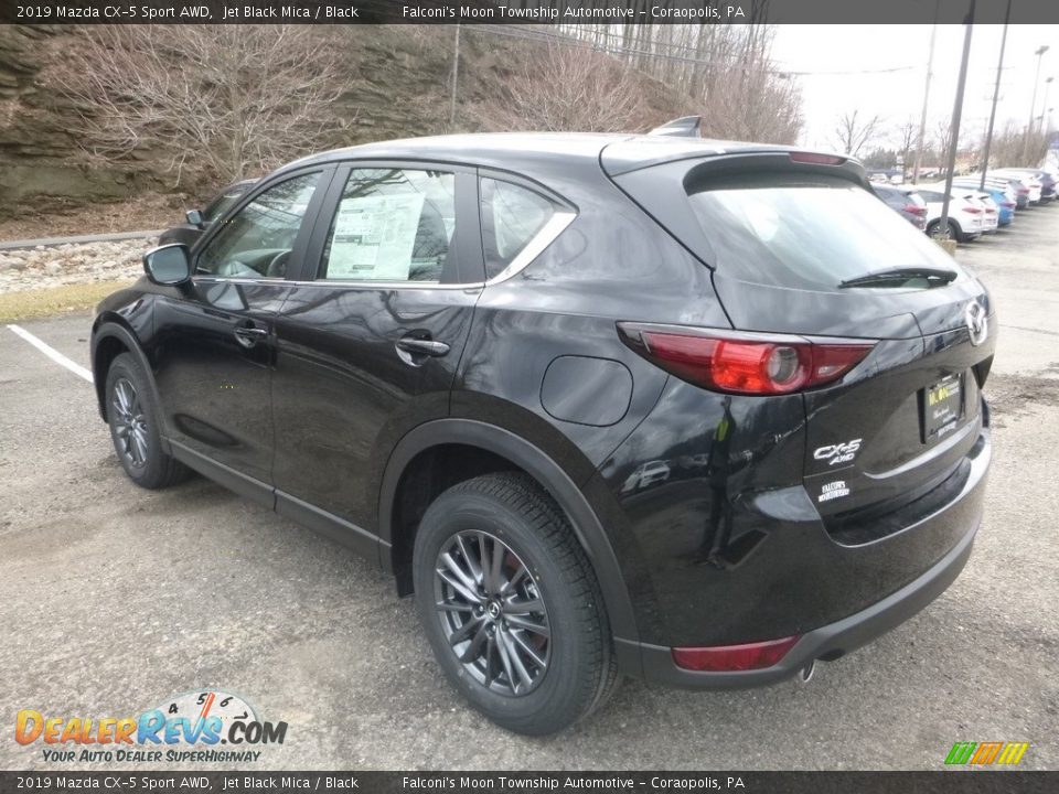2019 Mazda CX-5 Sport AWD Jet Black Mica / Black Photo #6