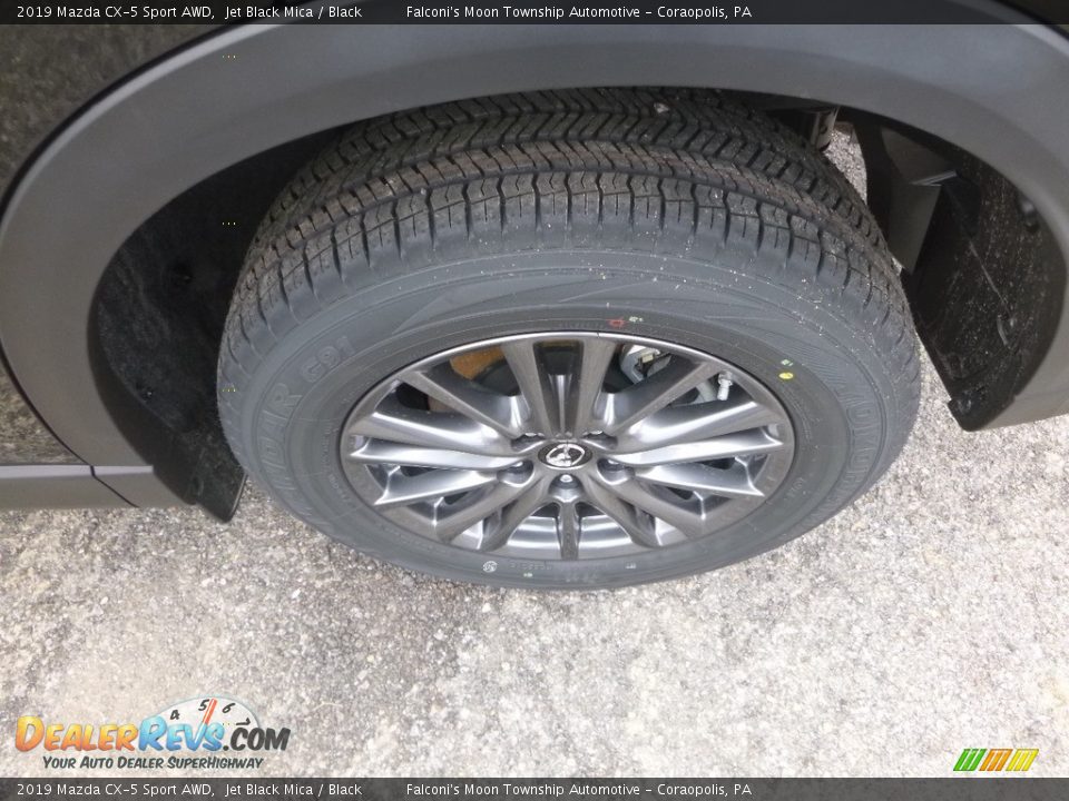 2019 Mazda CX-5 Sport AWD Jet Black Mica / Black Photo #7