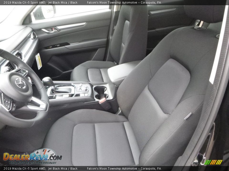 2019 Mazda CX-5 Sport AWD Jet Black Mica / Black Photo #10