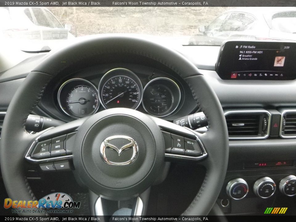 2019 Mazda CX-5 Sport AWD Jet Black Mica / Black Photo #15