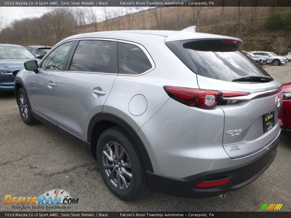 2019 Mazda CX-9 Sport AWD Sonic Silver Metallic / Black Photo #6