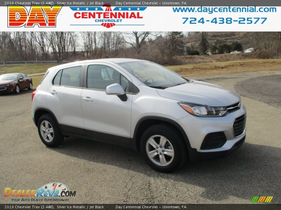 2019 Chevrolet Trax LS AWD Silver Ice Metallic / Jet Black Photo #1