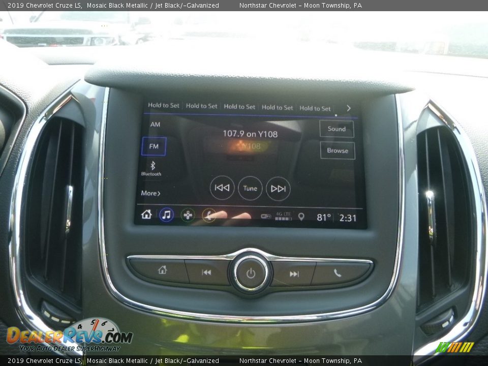 2019 Chevrolet Cruze LS Mosaic Black Metallic / Jet Black/­Galvanized Photo #17