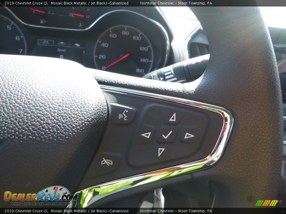 2019 Chevrolet Cruze LS Mosaic Black Metallic / Jet Black/­Galvanized Photo #19