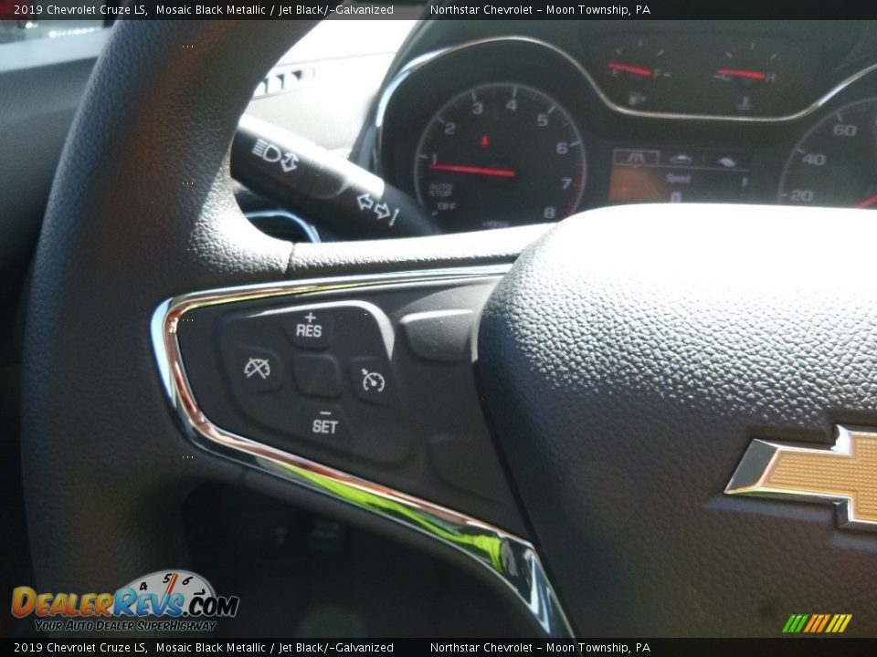 2019 Chevrolet Cruze LS Mosaic Black Metallic / Jet Black/­Galvanized Photo #20