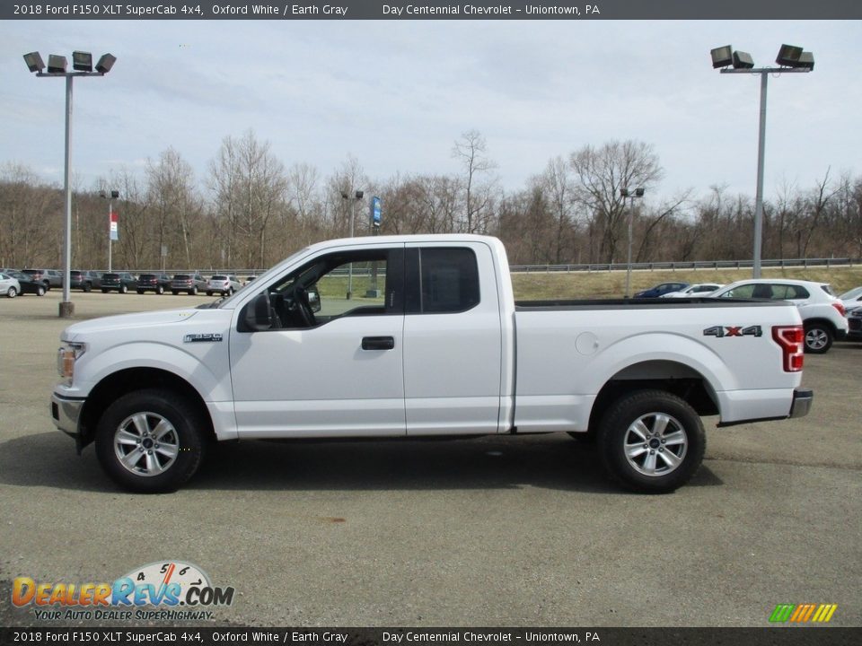 2018 Ford F150 XLT SuperCab 4x4 Oxford White / Earth Gray Photo #18