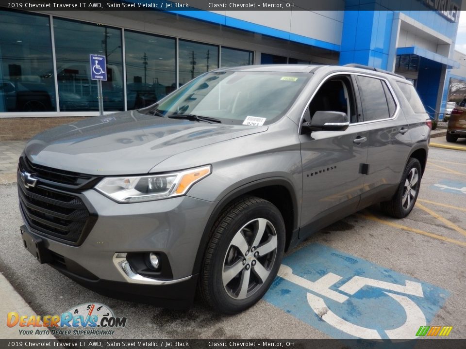 2019 Chevrolet Traverse LT AWD Satin Steel Metallic / Jet Black Photo #1