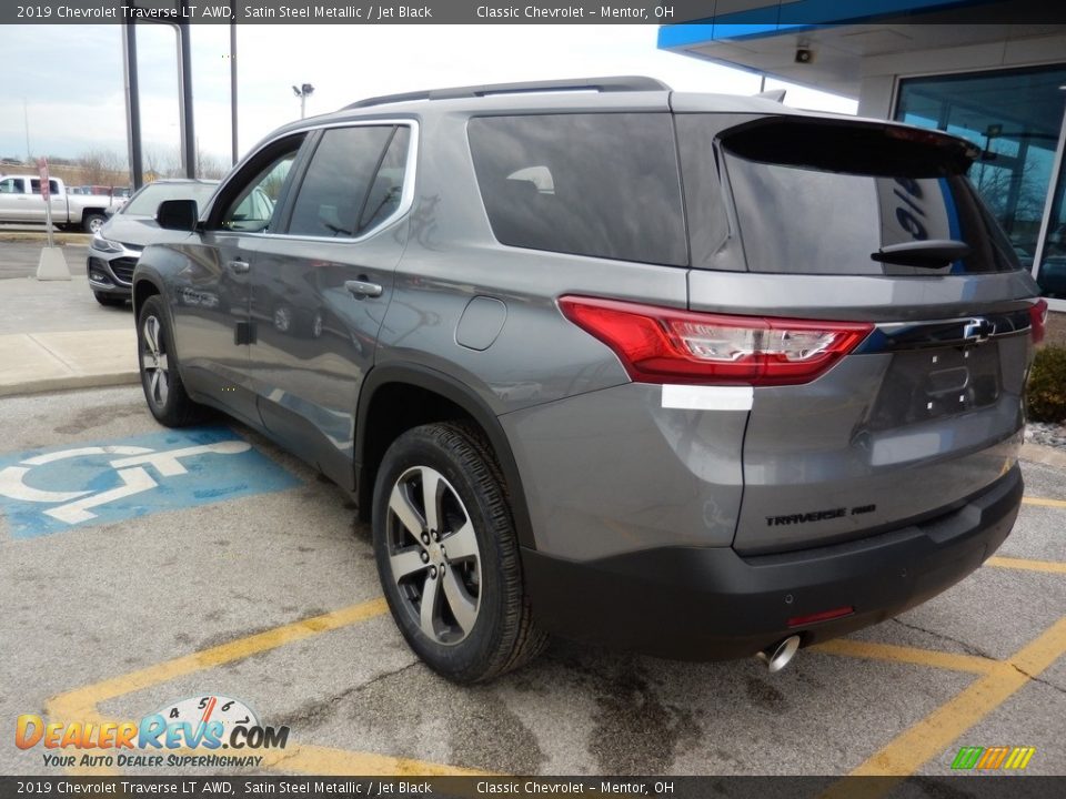 2019 Chevrolet Traverse LT AWD Satin Steel Metallic / Jet Black Photo #5