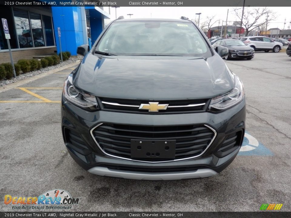 2019 Chevrolet Trax LT AWD Nightfall Gray Metallic / Jet Black Photo #2