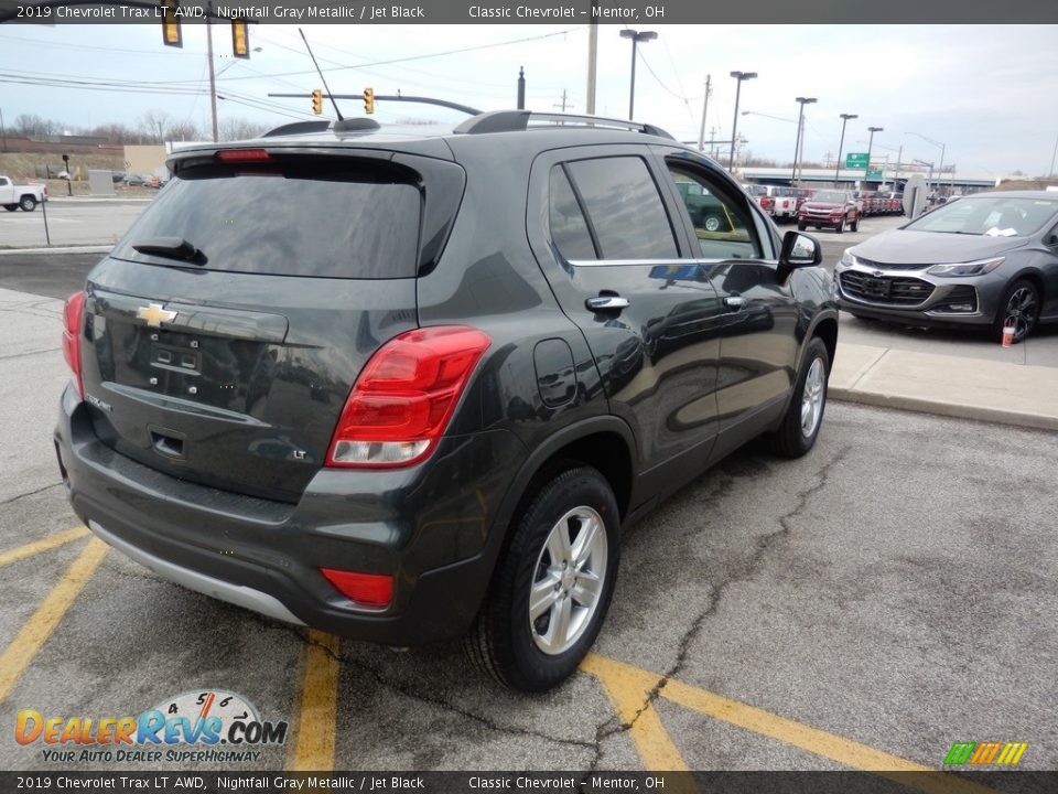 2019 Chevrolet Trax LT AWD Nightfall Gray Metallic / Jet Black Photo #4