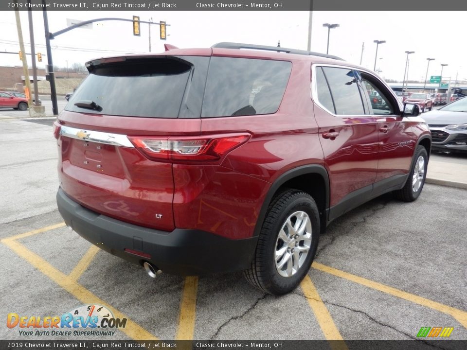 2019 Chevrolet Traverse LT Cajun Red Tintcoat / Jet Black Photo #4