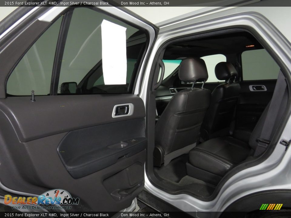 2015 Ford Explorer XLT 4WD Ingot Silver / Charcoal Black Photo #14