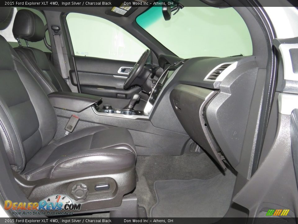 2015 Ford Explorer XLT 4WD Ingot Silver / Charcoal Black Photo #21