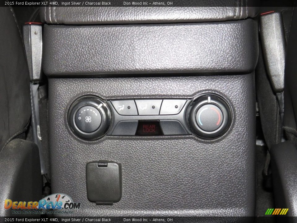 2015 Ford Explorer XLT 4WD Ingot Silver / Charcoal Black Photo #22