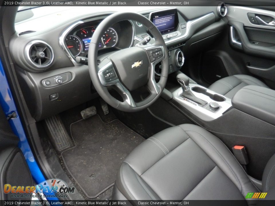 Jet Black Interior - 2019 Chevrolet Blazer 3.6L Leather AWD Photo #6