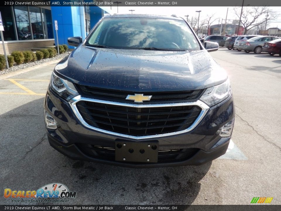 2019 Chevrolet Equinox LT AWD Storm Blue Metallic / Jet Black Photo #2