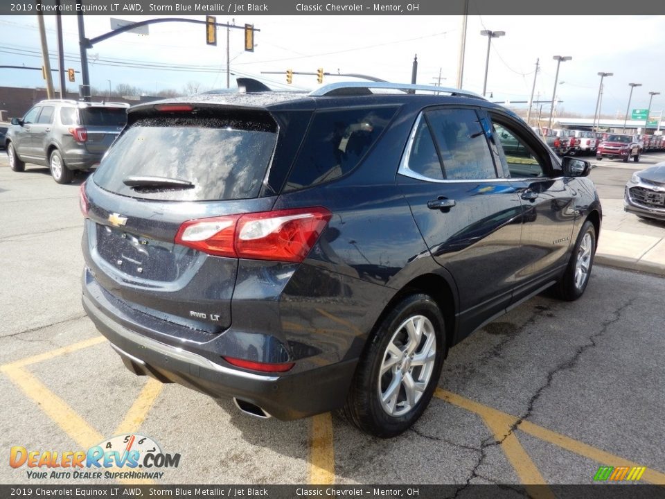 2019 Chevrolet Equinox LT AWD Storm Blue Metallic / Jet Black Photo #4