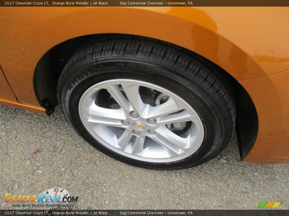 2017 Chevrolet Cruze LT Orange Burst Metallic / Jet Black Photo #23