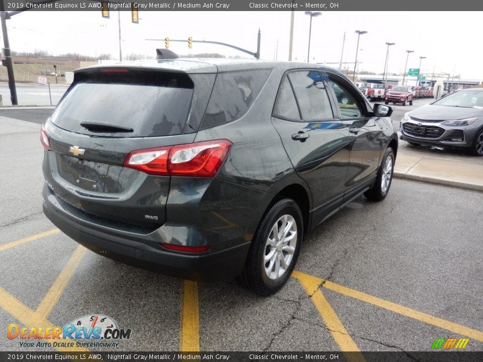 2019 Chevrolet Equinox LS AWD Nightfall Gray Metallic / Medium Ash Gray Photo #4