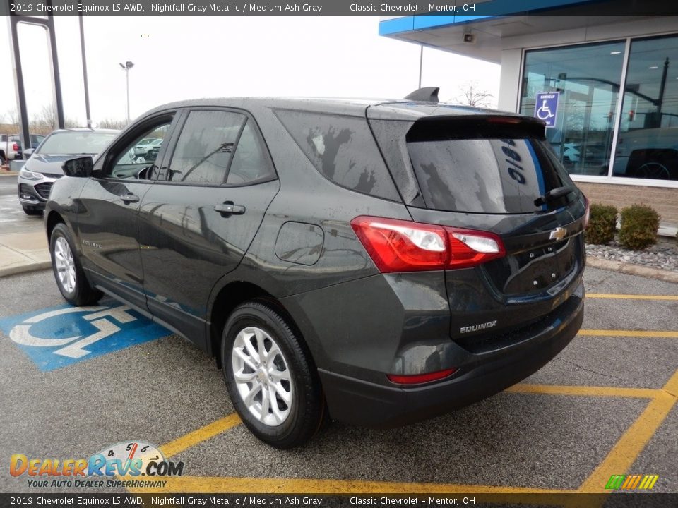 2019 Chevrolet Equinox LS AWD Nightfall Gray Metallic / Medium Ash Gray Photo #5