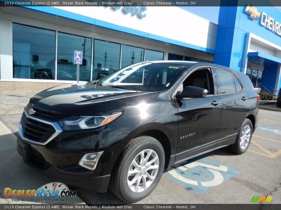 2019 Chevrolet Equinox LS AWD Mosaic Black Metallic / Medium Ash Gray Photo #1
