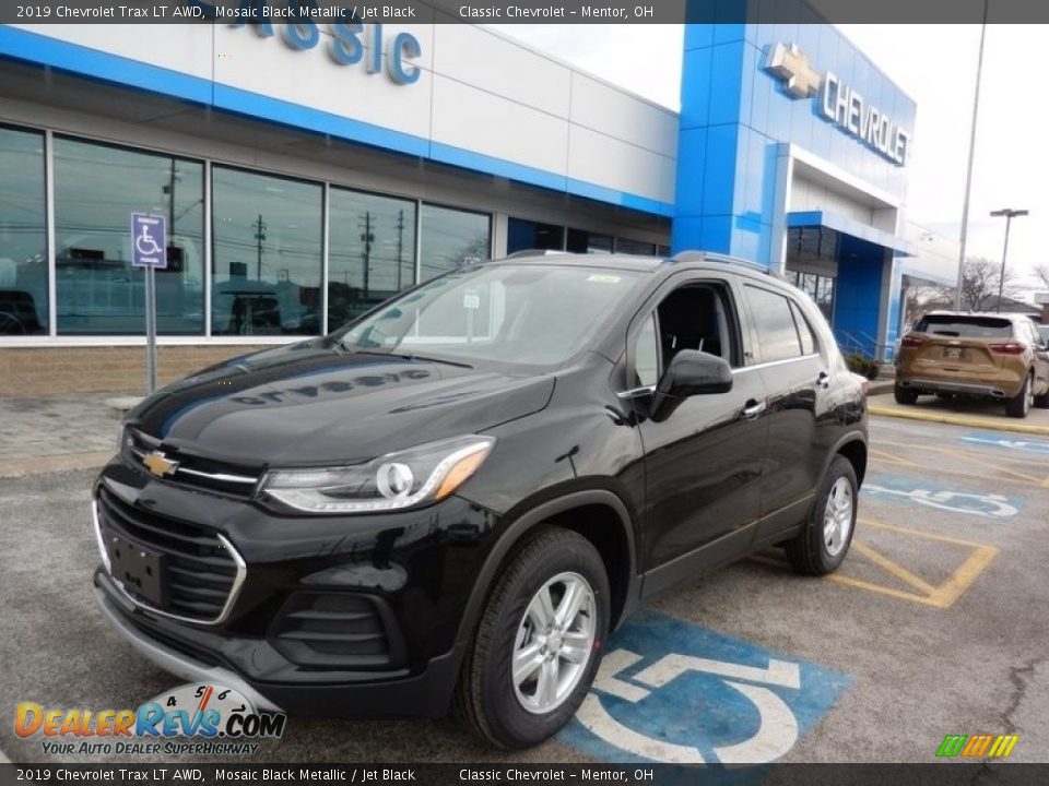 2019 Chevrolet Trax LT AWD Mosaic Black Metallic / Jet Black Photo #1
