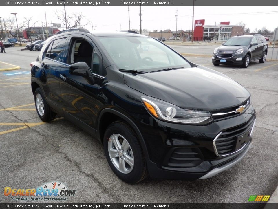 2019 Chevrolet Trax LT AWD Mosaic Black Metallic / Jet Black Photo #3