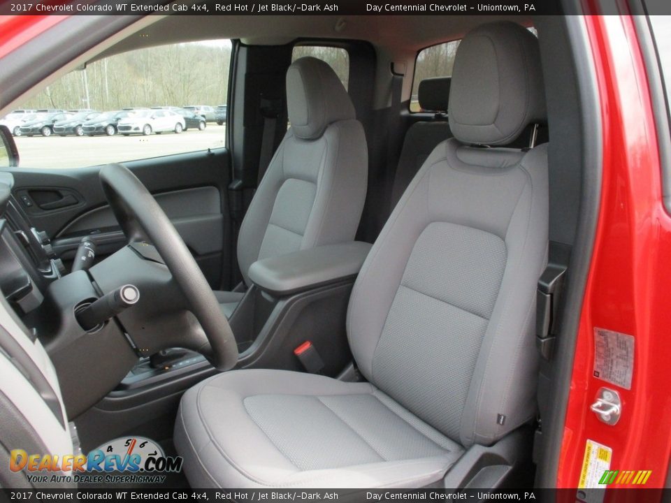 2017 Chevrolet Colorado WT Extended Cab 4x4 Red Hot / Jet Black/­Dark Ash Photo #26