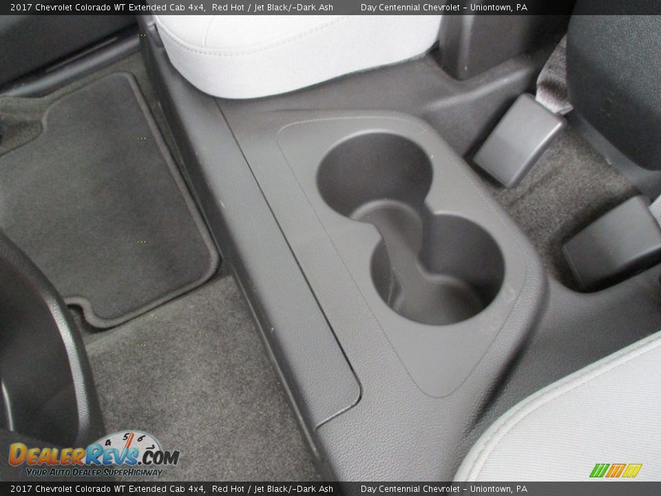 2017 Chevrolet Colorado WT Extended Cab 4x4 Red Hot / Jet Black/­Dark Ash Photo #29