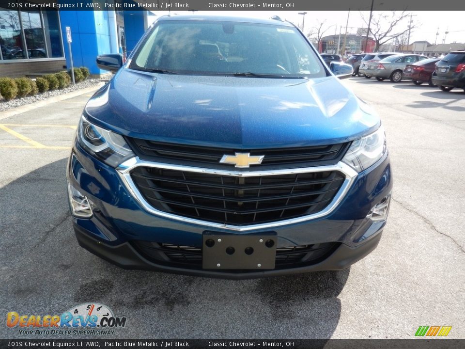 2019 Chevrolet Equinox LT AWD Pacific Blue Metallic / Jet Black Photo #2