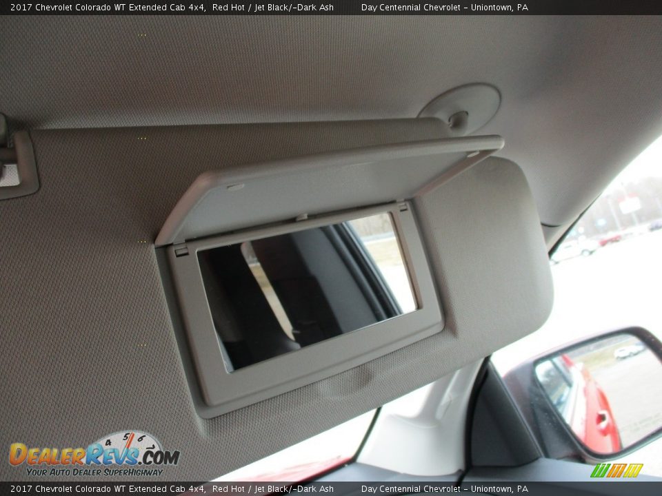 2017 Chevrolet Colorado WT Extended Cab 4x4 Red Hot / Jet Black/­Dark Ash Photo #35