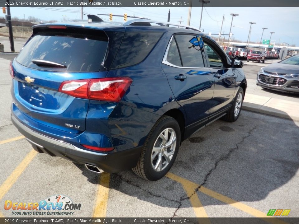 2019 Chevrolet Equinox LT AWD Pacific Blue Metallic / Jet Black Photo #4