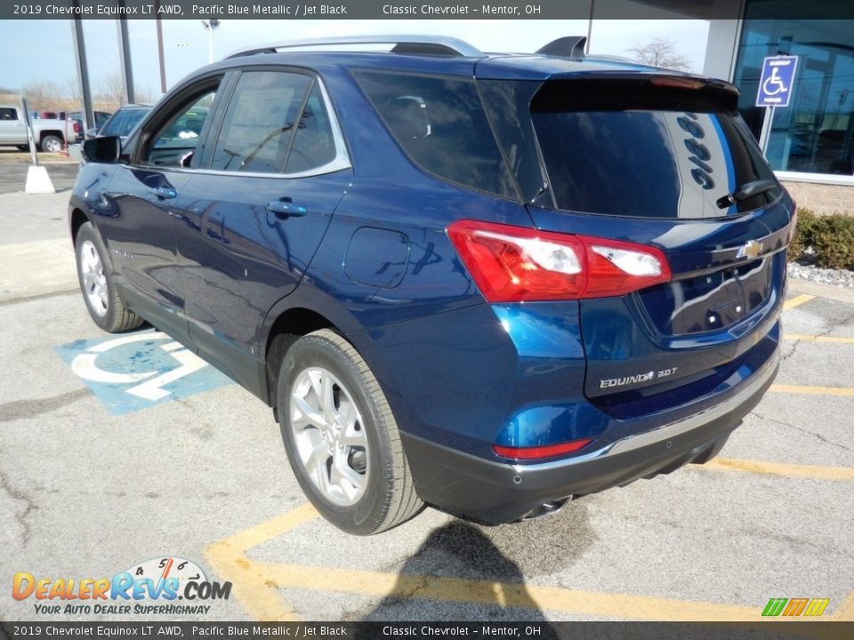 2019 Chevrolet Equinox LT AWD Pacific Blue Metallic / Jet Black Photo #5