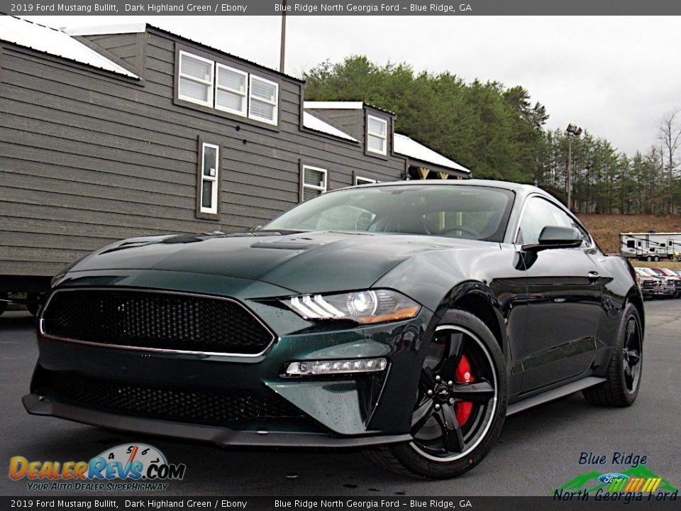 2019 Ford Mustang Bullitt Dark Highland Green / Ebony Photo #1