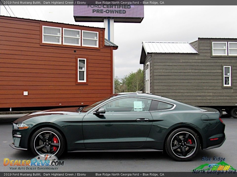 2019 Ford Mustang Bullitt Dark Highland Green / Ebony Photo #2