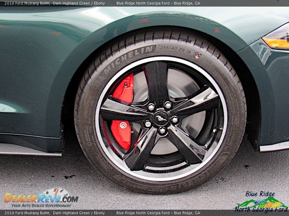 2019 Ford Mustang Bullitt Dark Highland Green / Ebony Photo #9