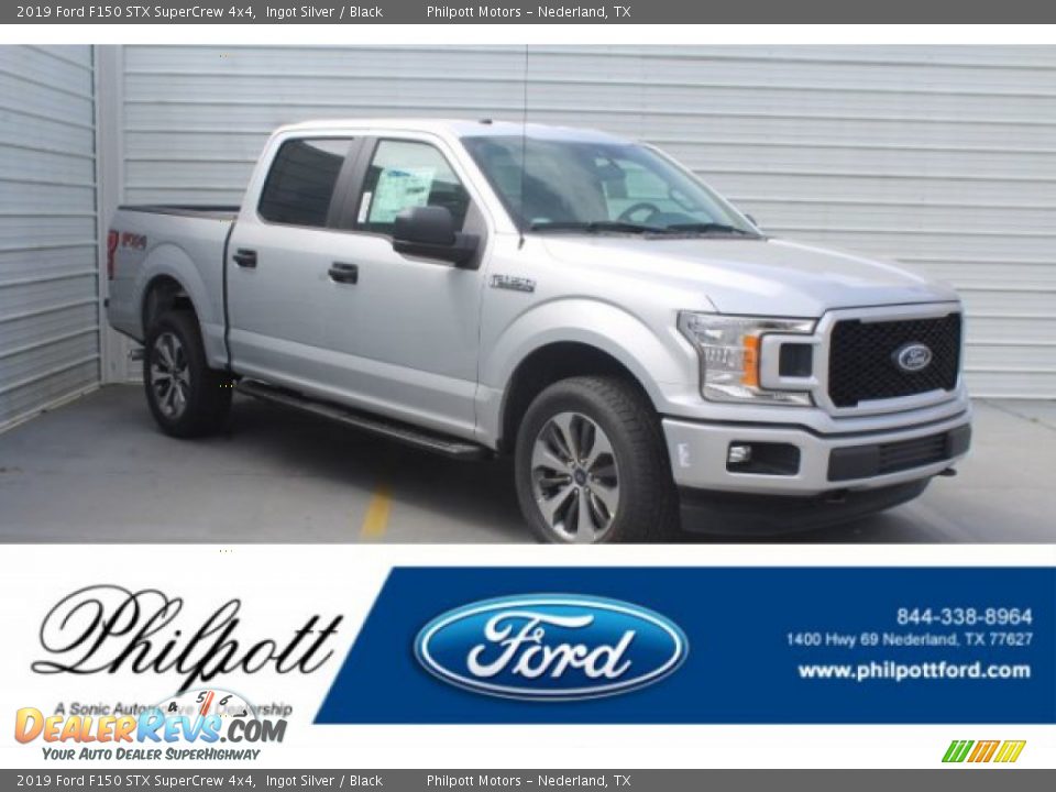 2019 Ford F150 STX SuperCrew 4x4 Ingot Silver / Black Photo #1