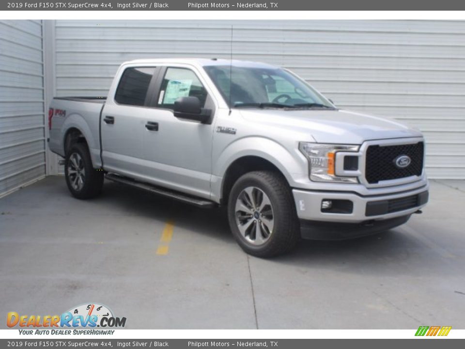 2019 Ford F150 STX SuperCrew 4x4 Ingot Silver / Black Photo #2