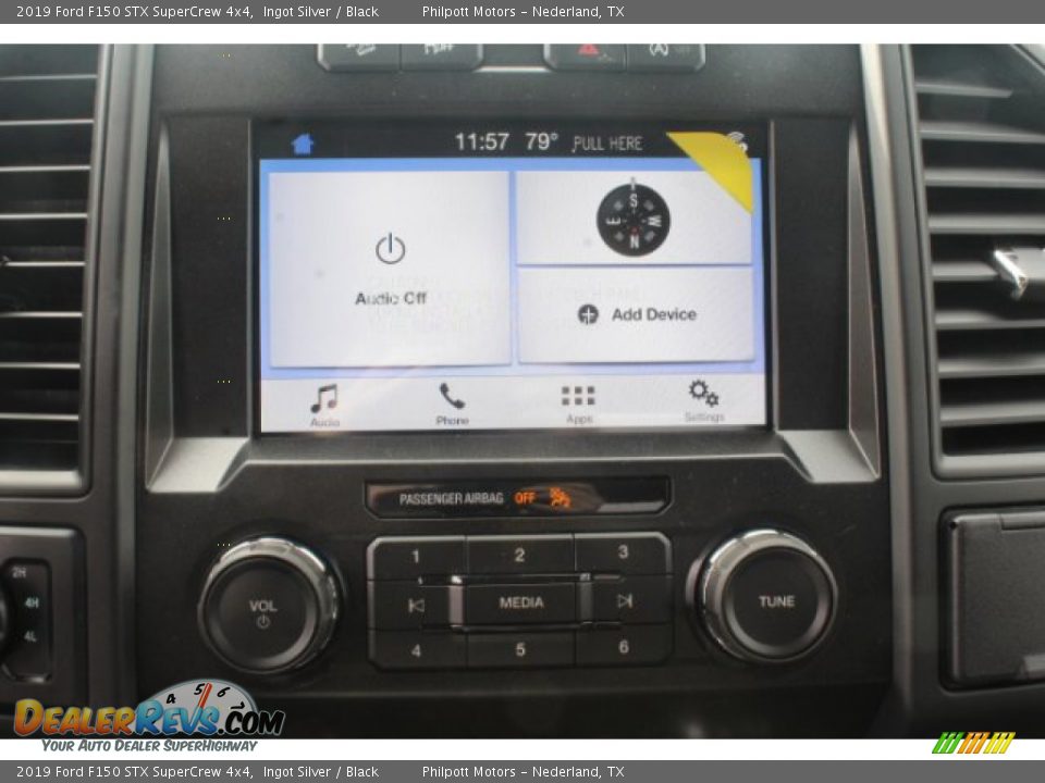 2019 Ford F150 STX SuperCrew 4x4 Ingot Silver / Black Photo #11