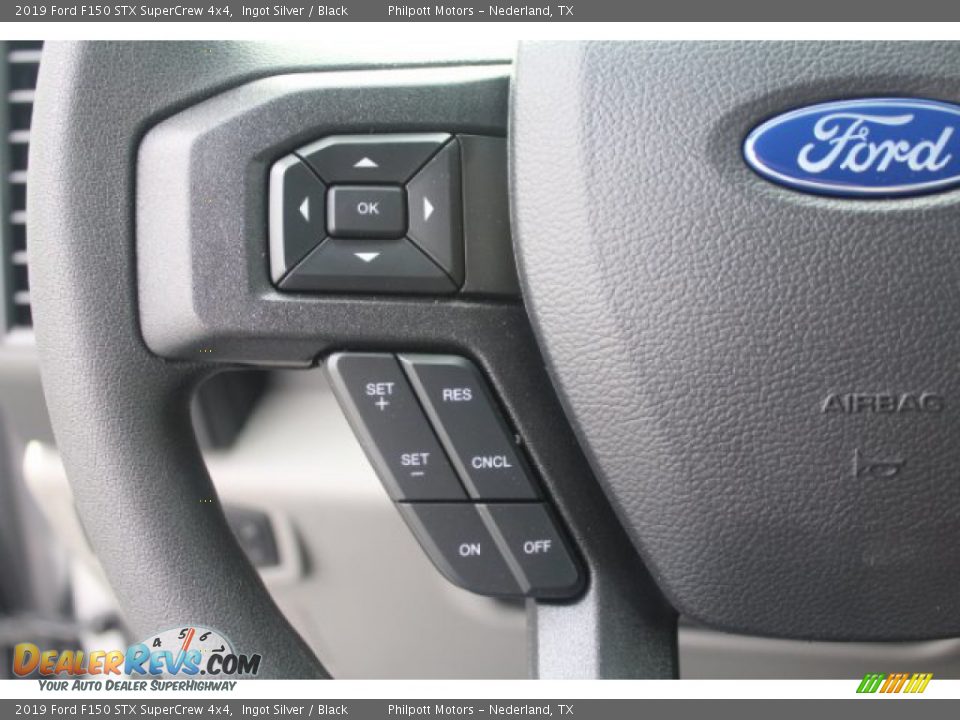2019 Ford F150 STX SuperCrew 4x4 Ingot Silver / Black Photo #14