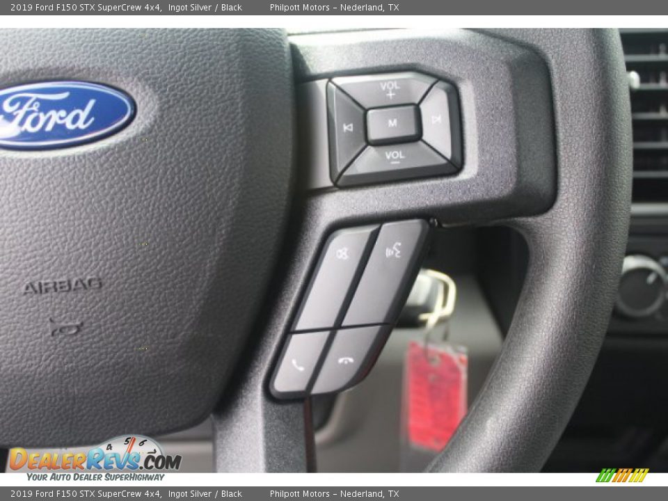 2019 Ford F150 STX SuperCrew 4x4 Ingot Silver / Black Photo #15